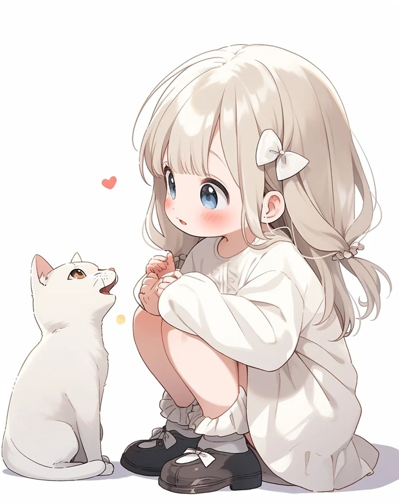 hình chibi bé gái dễ thương