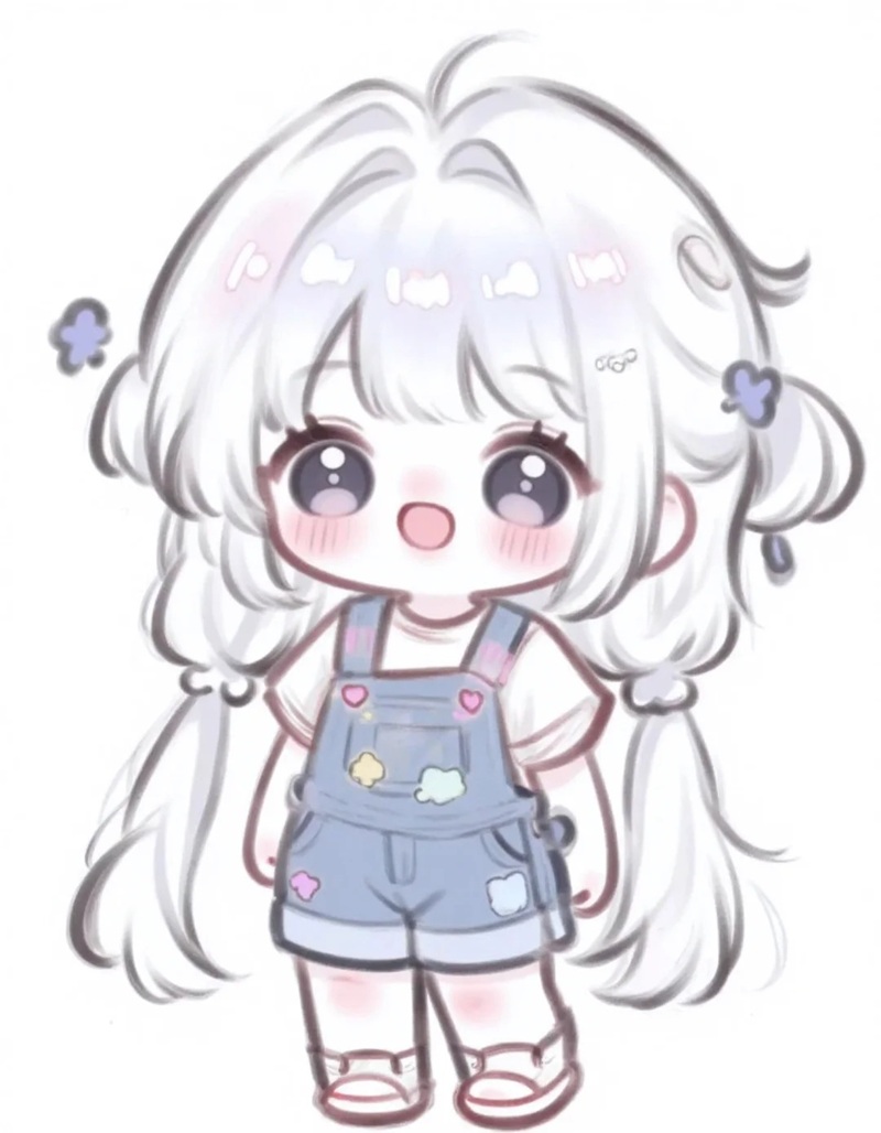 hình chibi cô gái
