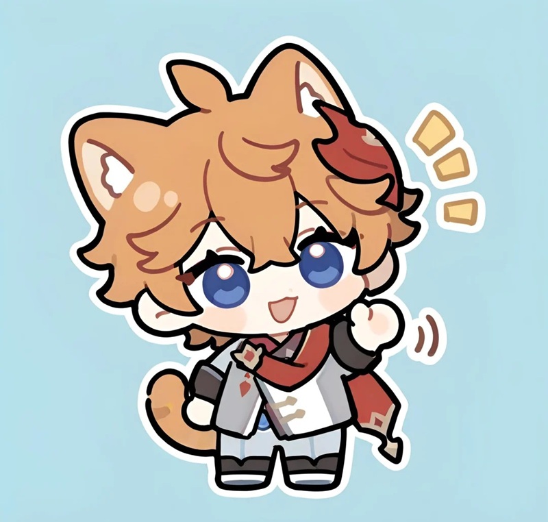 hình chibi cute mèo