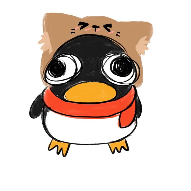 chim cánh cụt chibi 