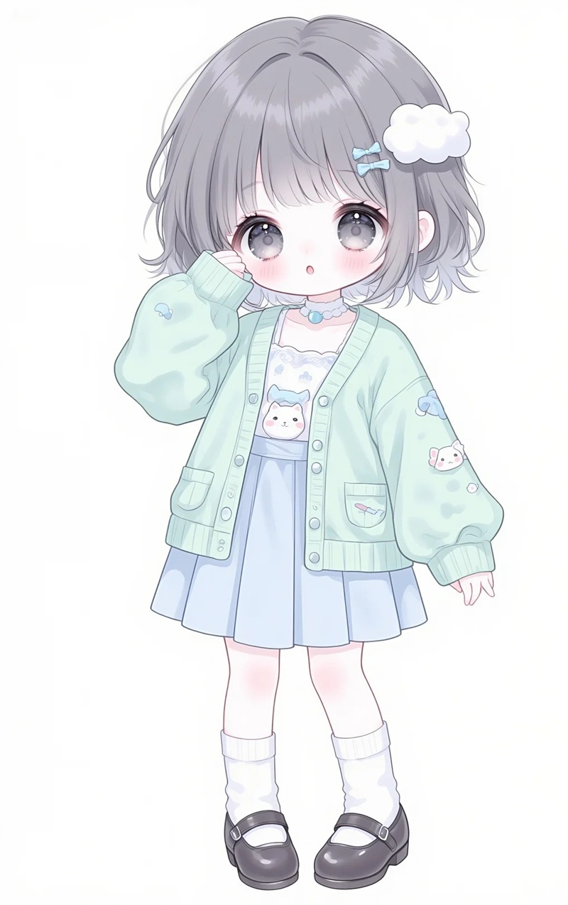 hình cô gái chibi dễ thương​