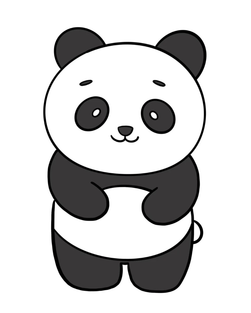 hình gấu trúc chibi​