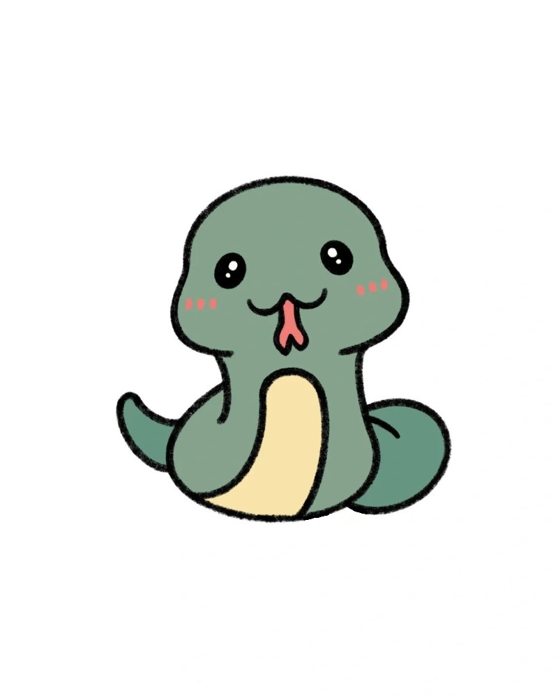 hình rắn chibi 11