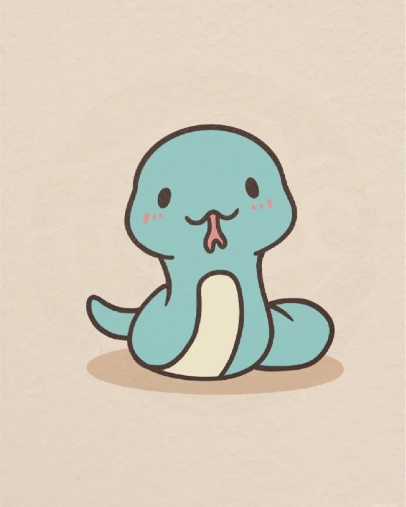 hình rắn chibi 2