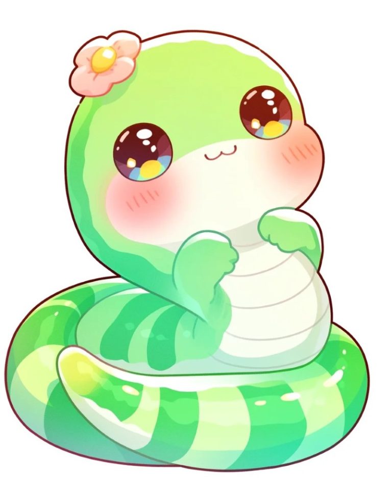 Bộ sưu tập 77+ hình rắn chibi cute khiến bạn cười xỉu