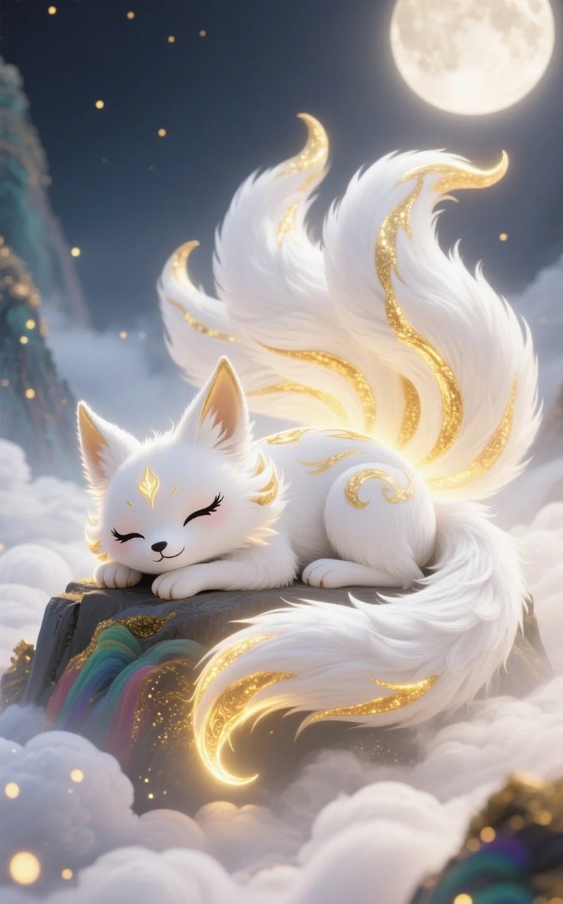 hồ ly chibi cute 4