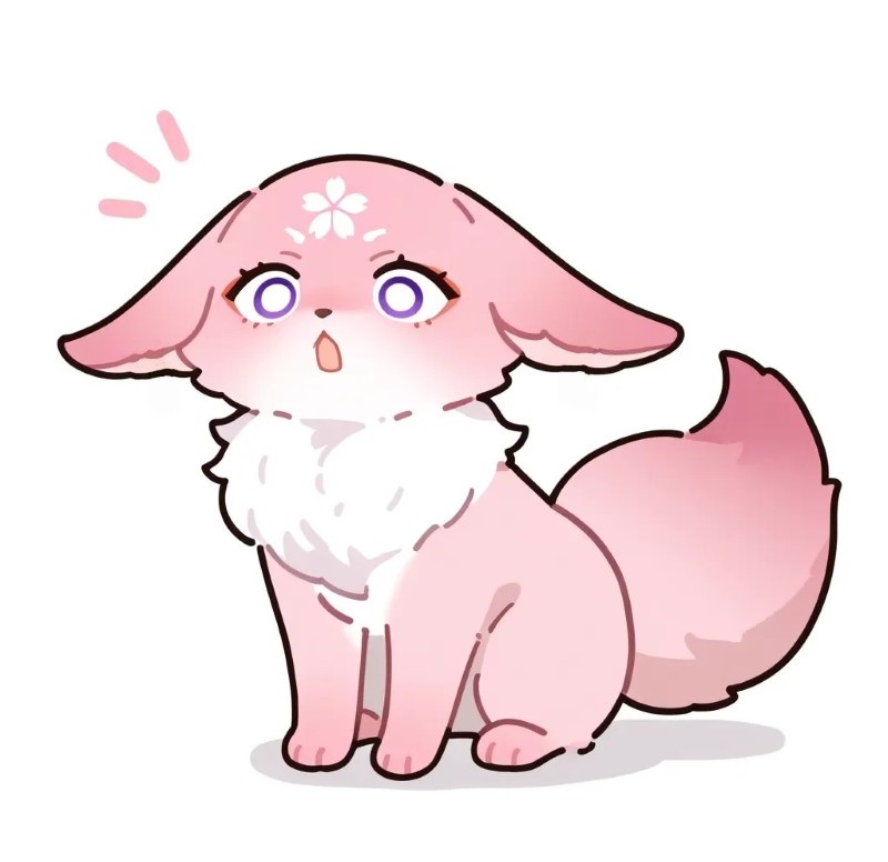 hồ ly chibi cute 7