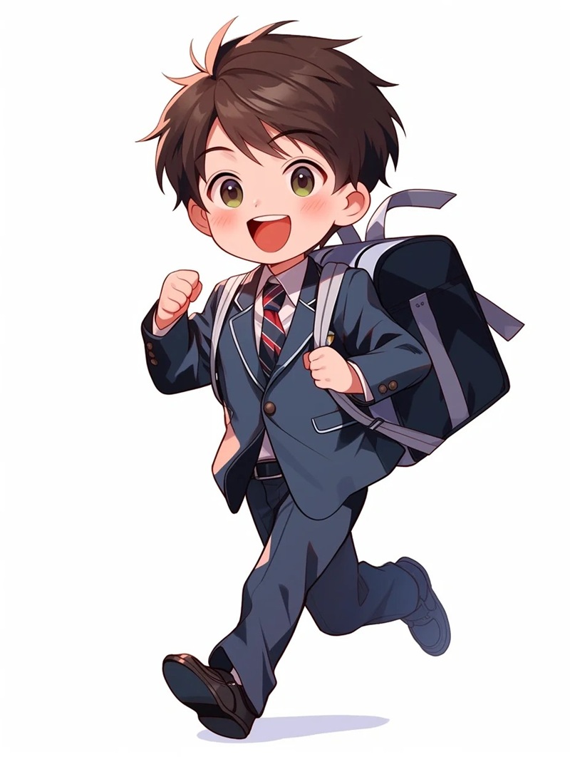 học sinh chibi 18