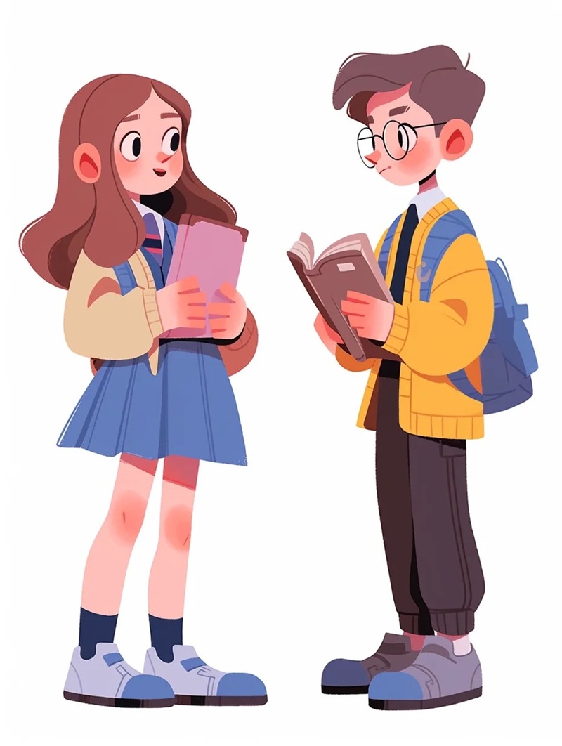 học sinh chibi 3