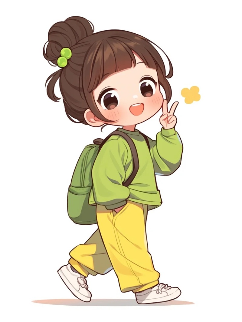 học sinh chibi 6