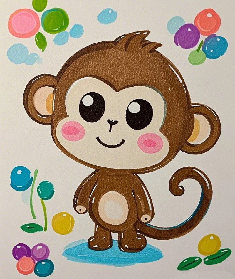 khỉ chibi 18