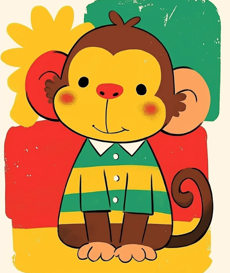 khỉ chibi 34