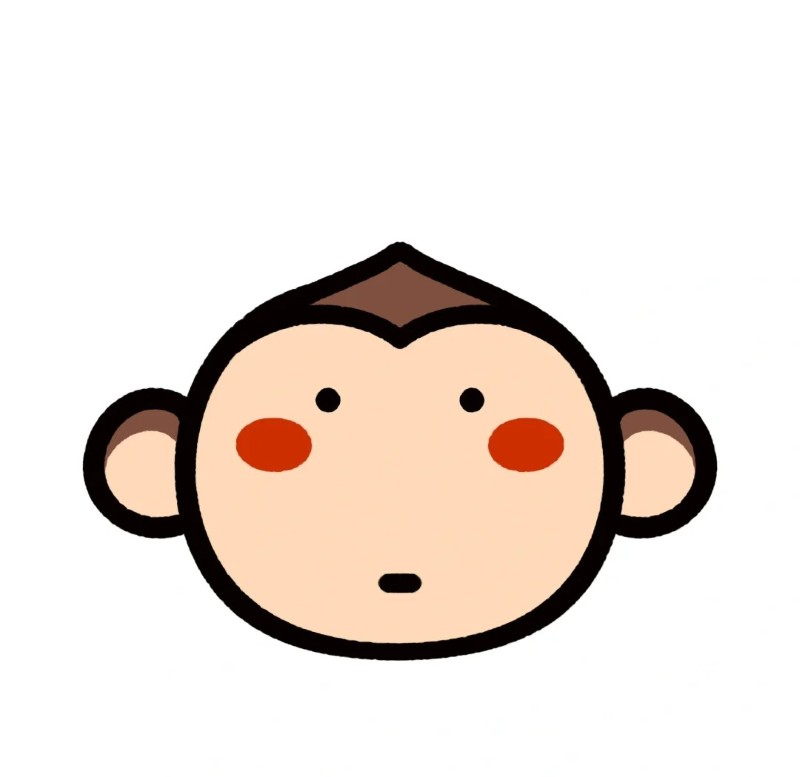khỉ chibi cute