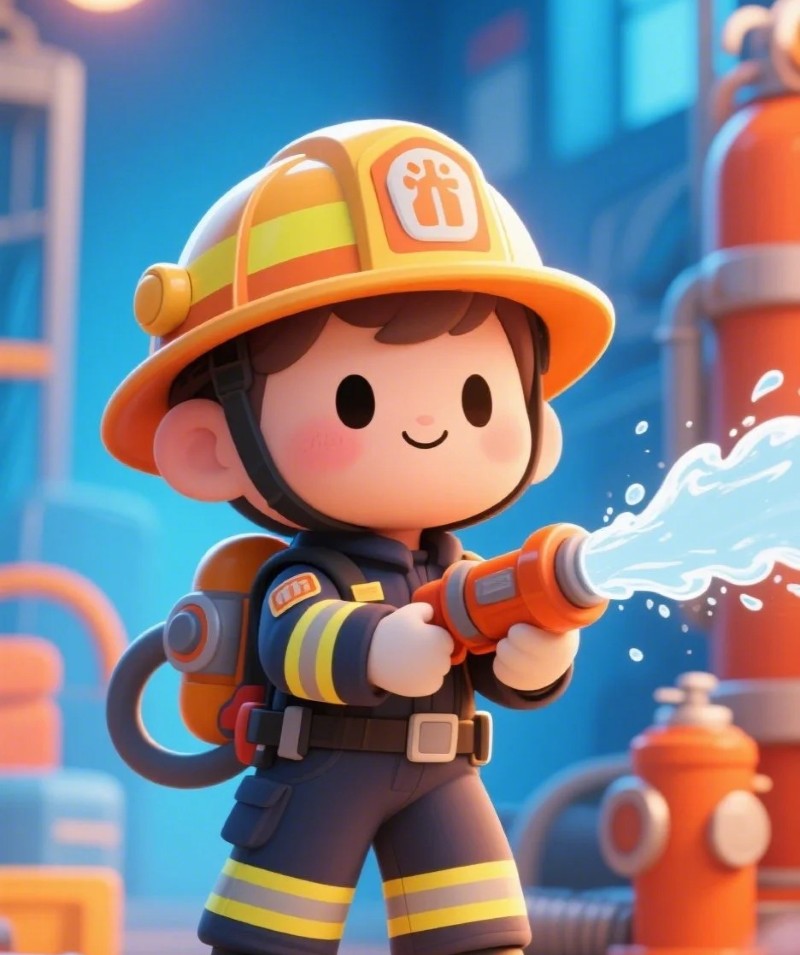 lính cứu hỏa chibi 3