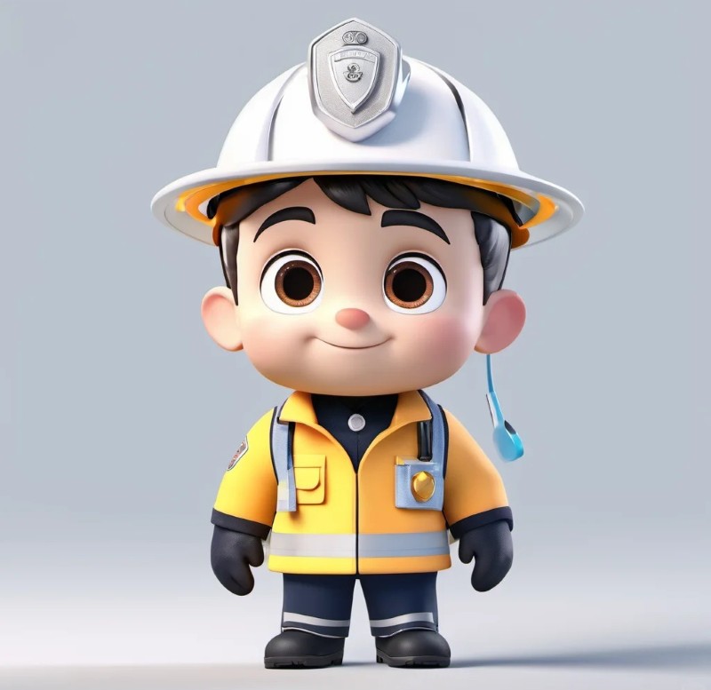 lính cứu hỏa chibi 5