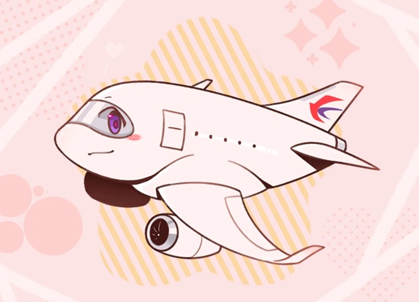 máy bay chibi 34