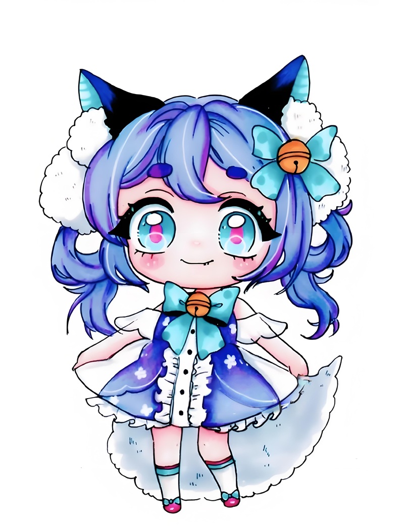 mèo cute chibi 13