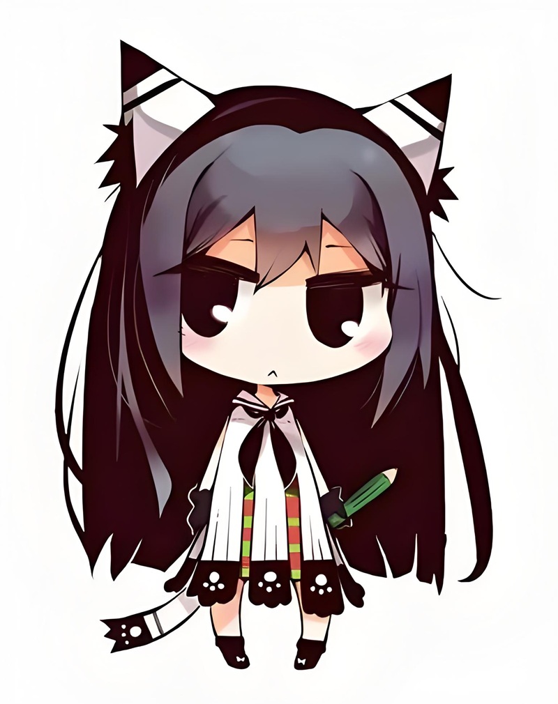 mèo cute chibi 14