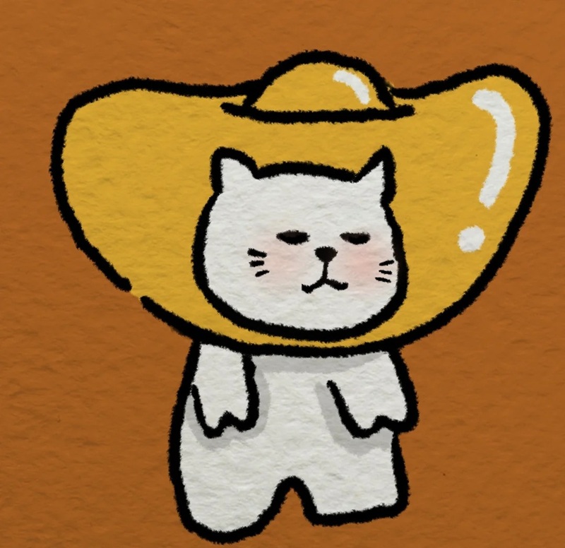 mèo thần tài chibi 16