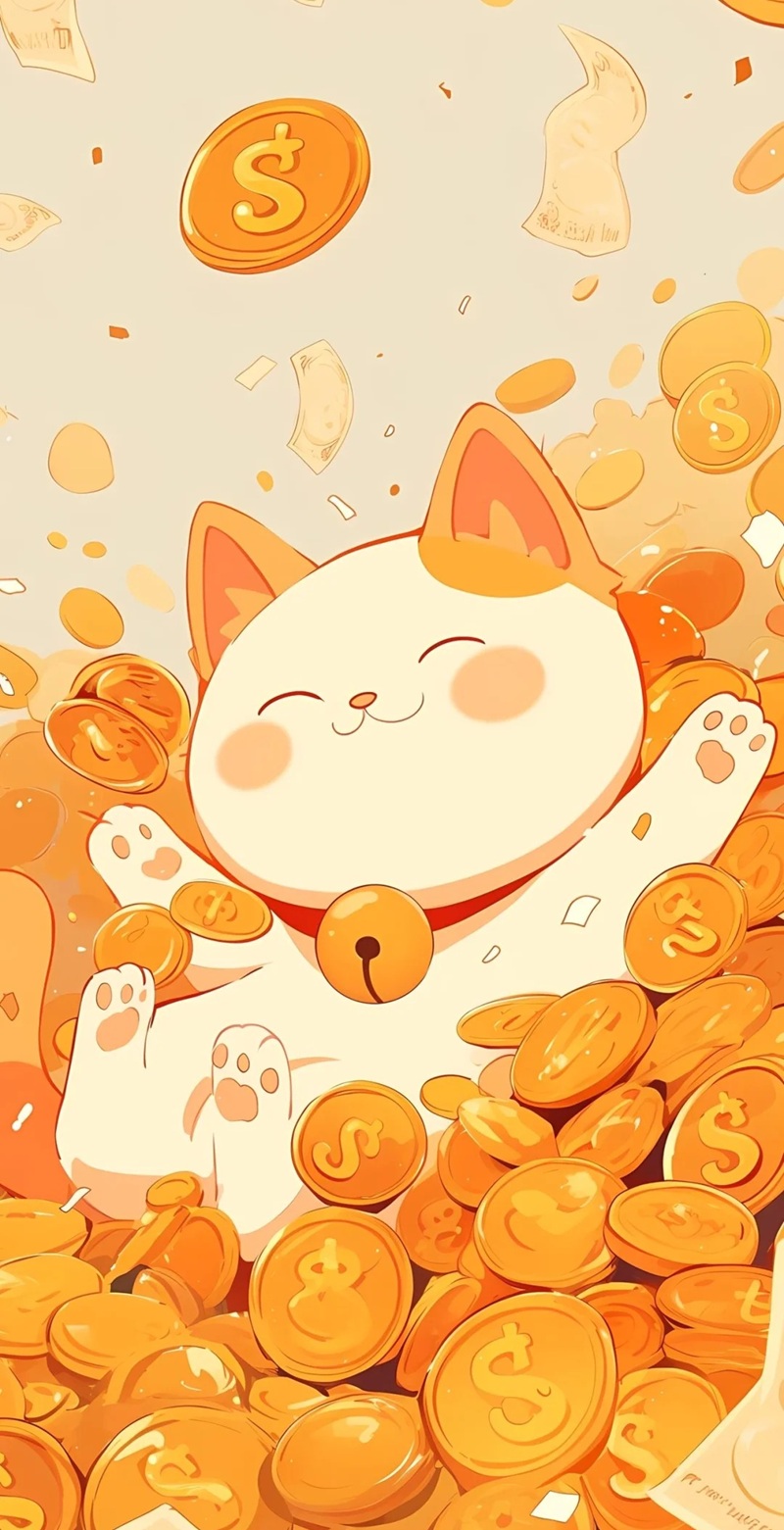 mèo thần tài chibi 29