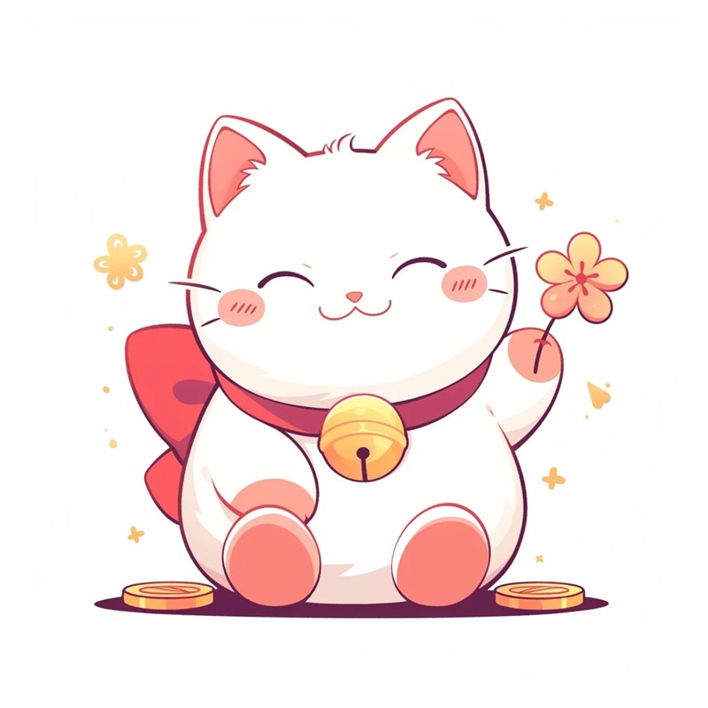 mèo thần31 tài chibi 