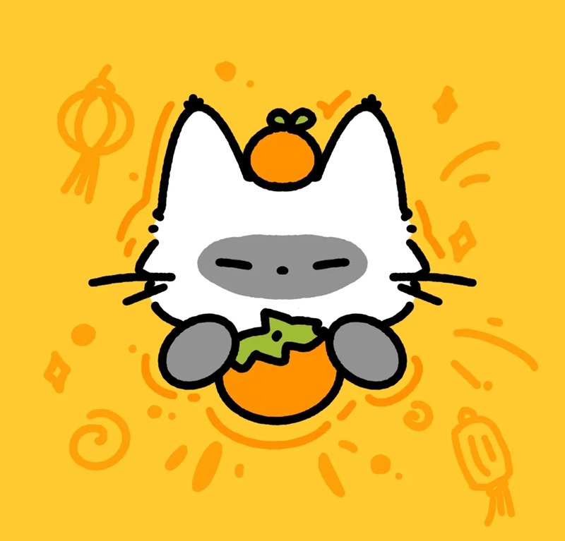 mèo thần tài chibi 39