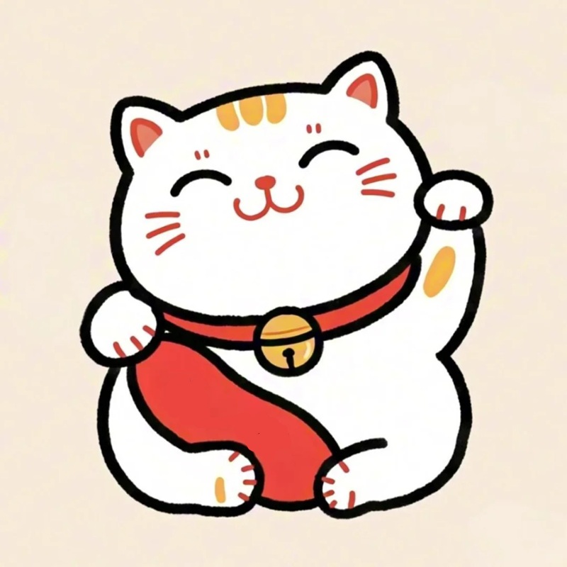 mèo thần tài chibi 42