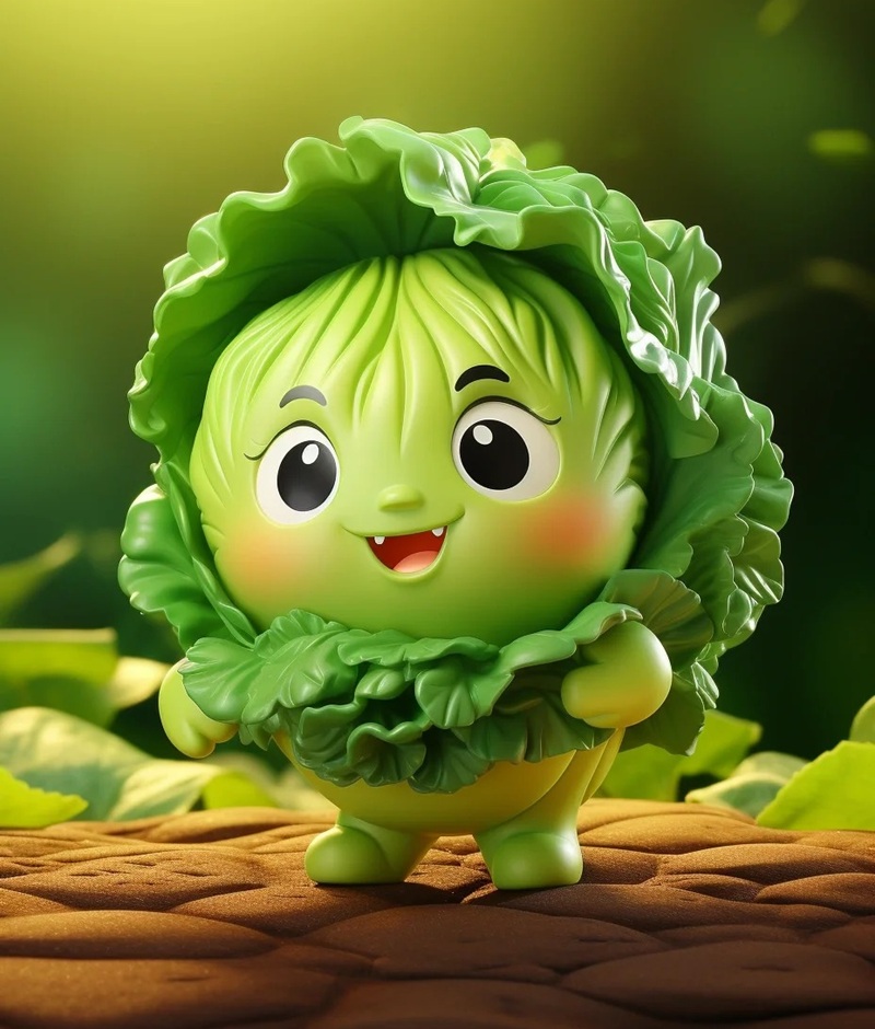 rau củ quả chibi 18