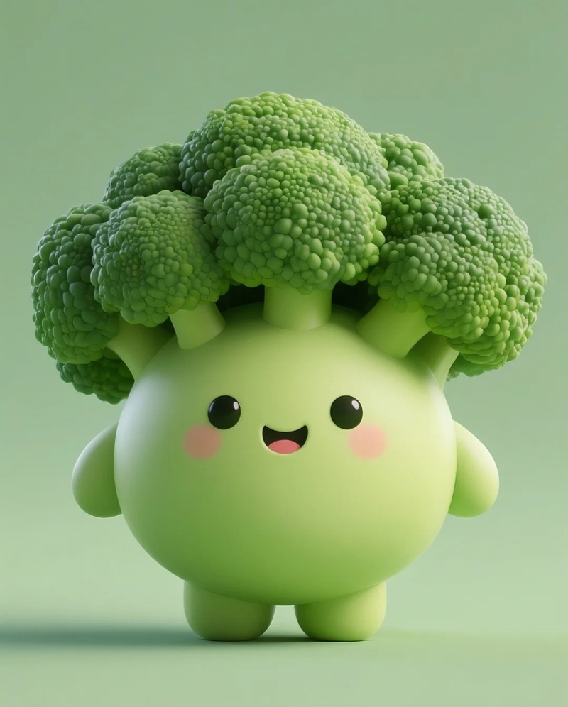 rau củ quả chibi 22