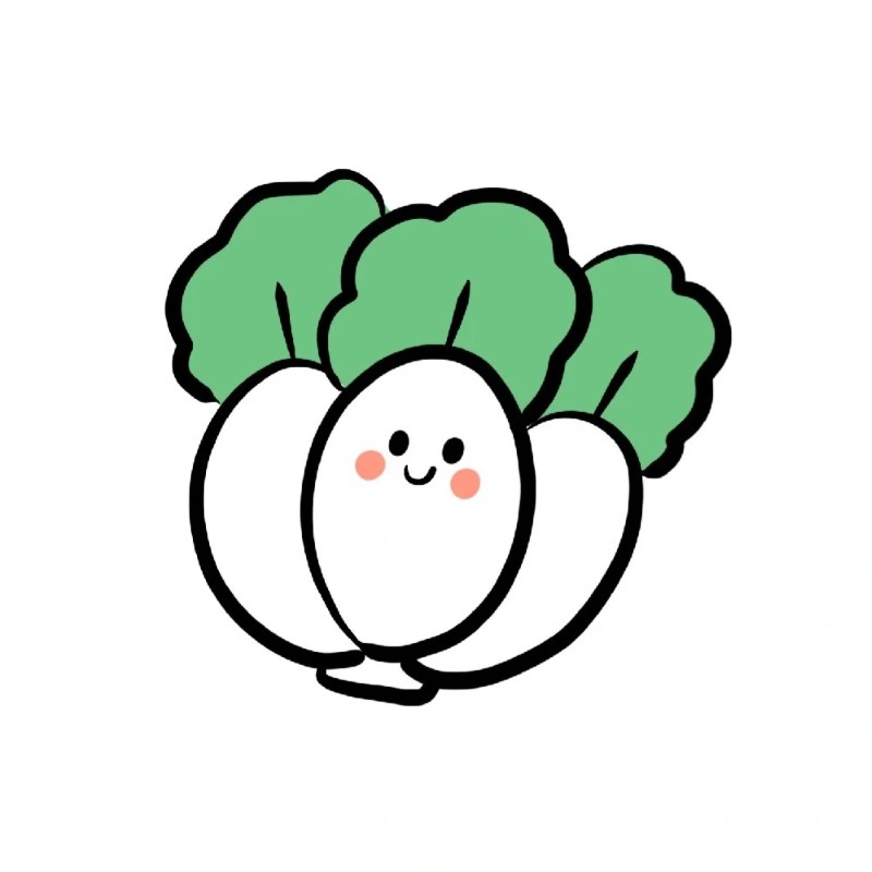 rau củ quả chibi 25