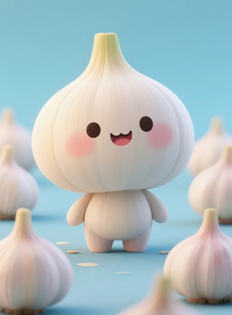 rau củ quả chibi 26