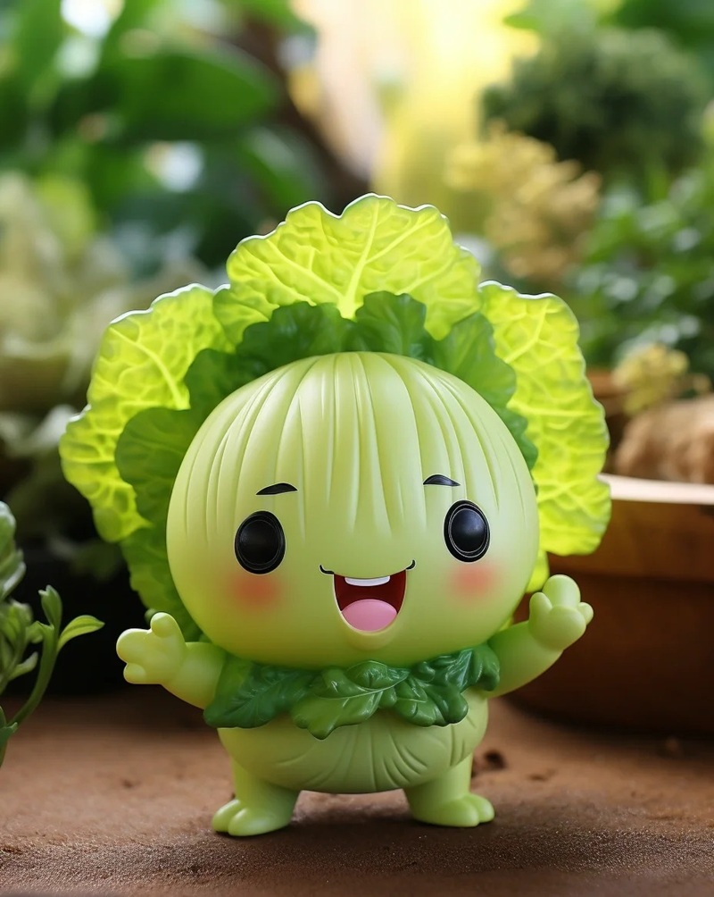 rau củ quả chibi 28