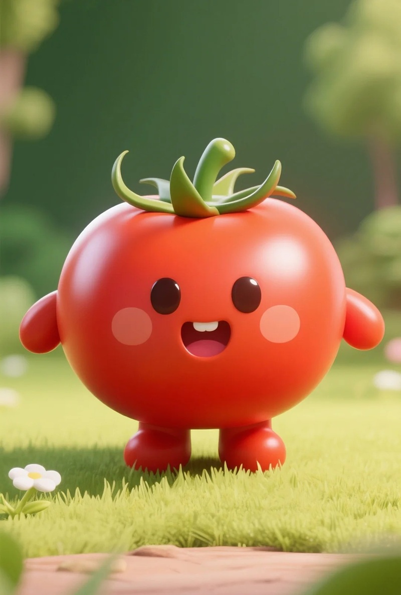 rau củ quả chibi 31