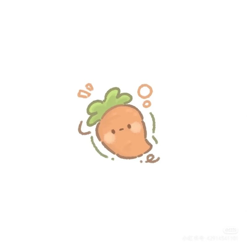 rau củ quả chibi 37