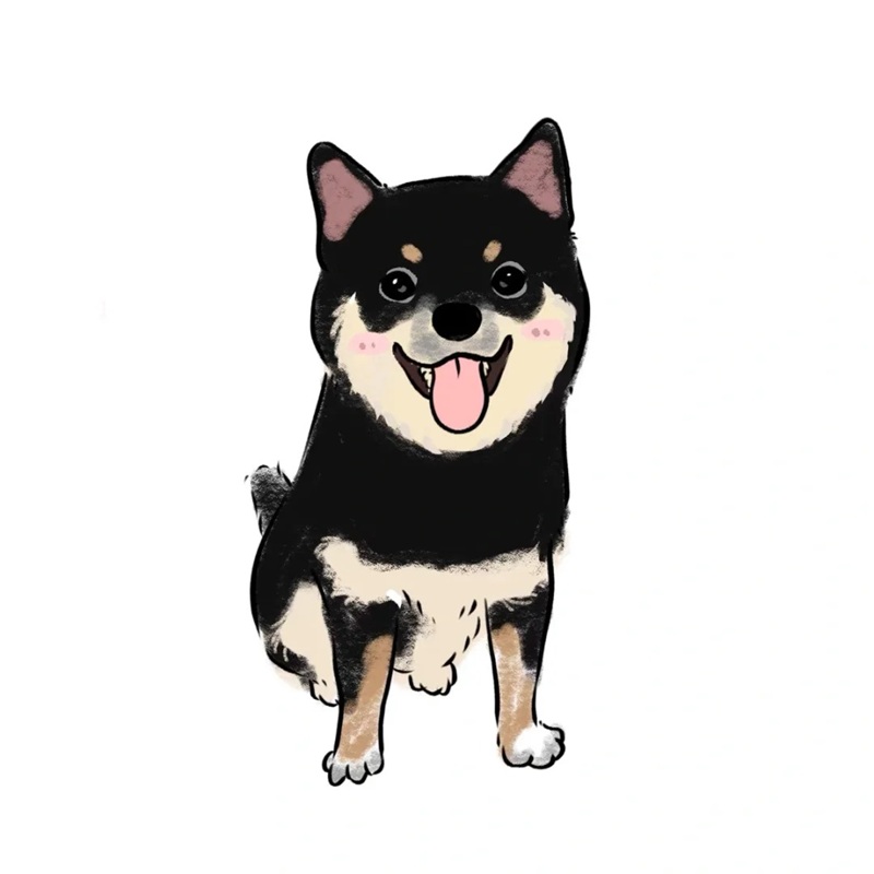 vẽ chó chibi​