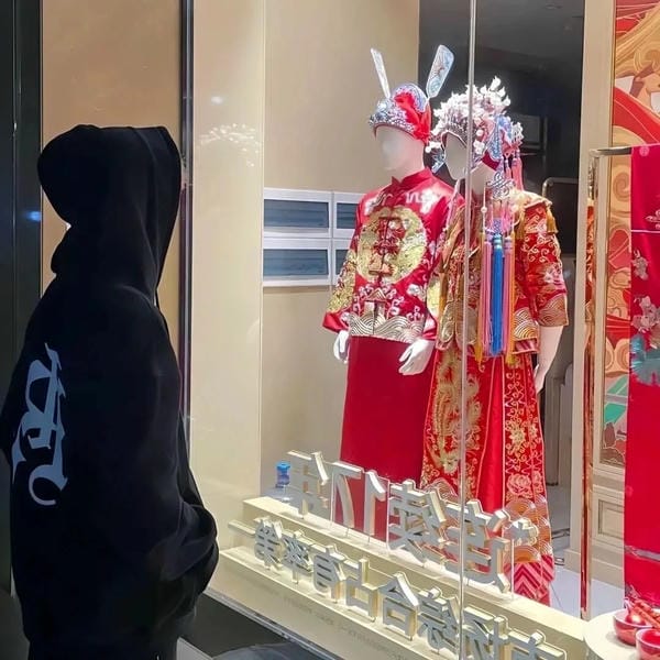 ảnh đứng nhìn váy cưới buồn (10)