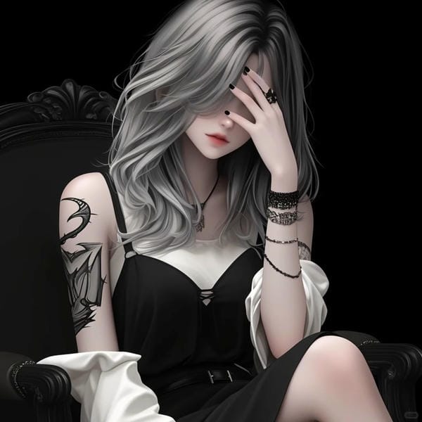 avatar ảnh girl che mặt ngầu (8)