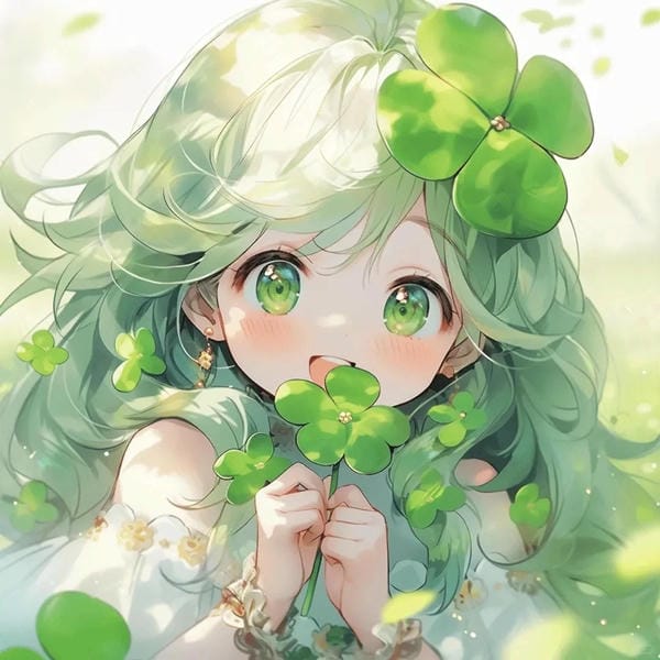 avatar cỏ 4 lá cute (1)