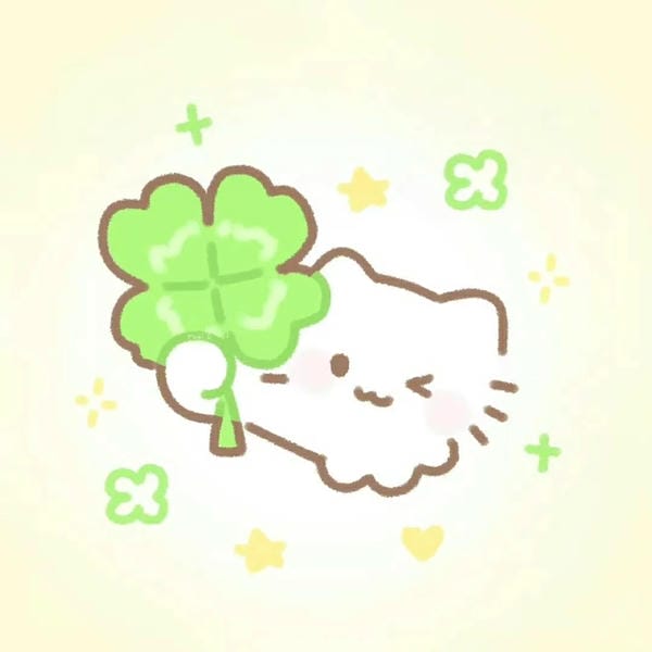 avatar cỏ 4 lá cute (7)