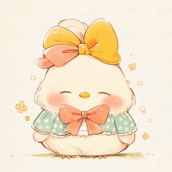 avatar gà con chibi cute (21)