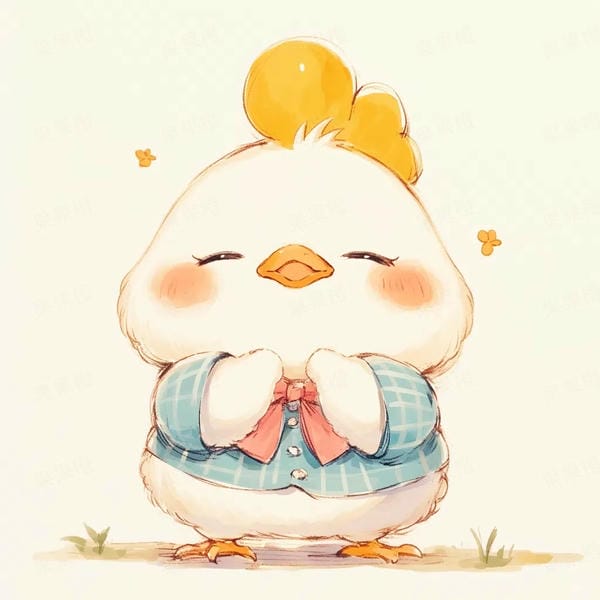 avatar gà con chibi cute (22)
