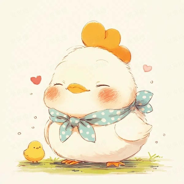 avatar gà con chibi cute (25)