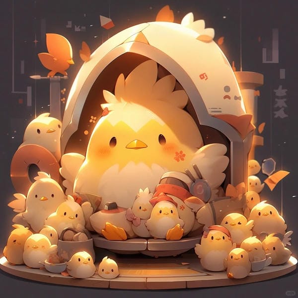 avatar gà con chibi cute (39)