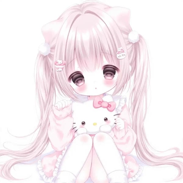 avatar màu hồng cute (9)