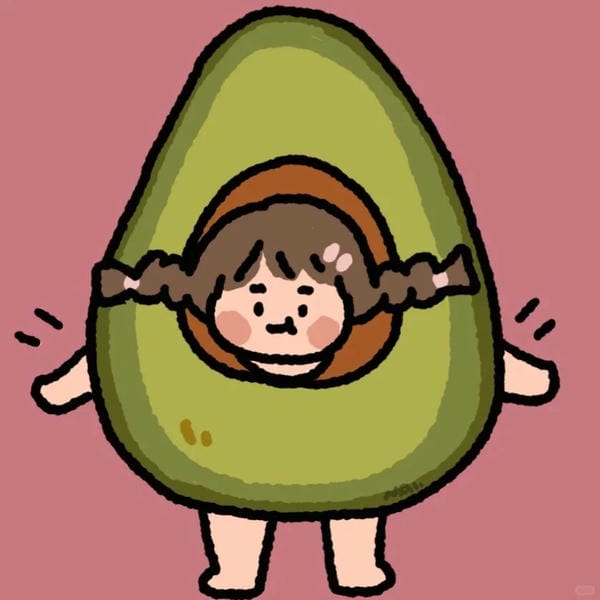 avatar quả bơ cute (15)
