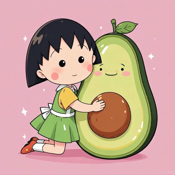 avatar quả bơ cute (2)