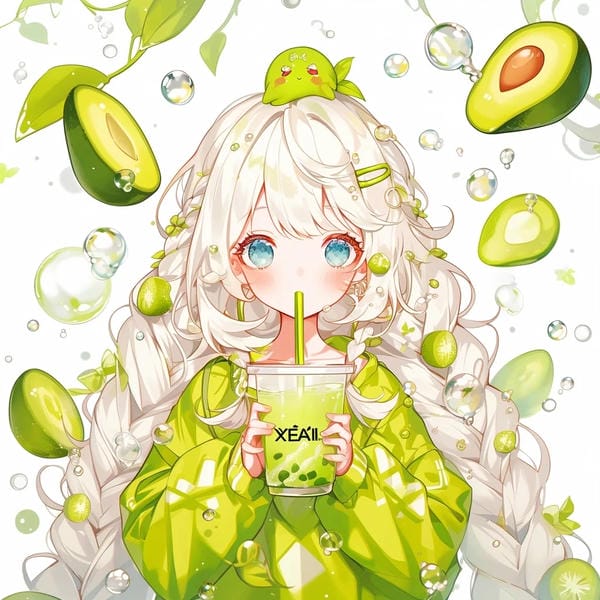 avatar quả bơ cute (25)