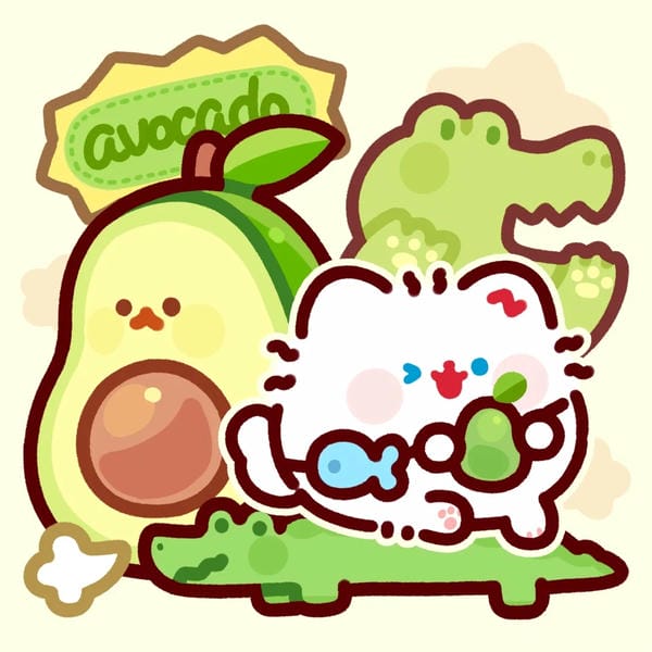avatar quả bơ cute (28)