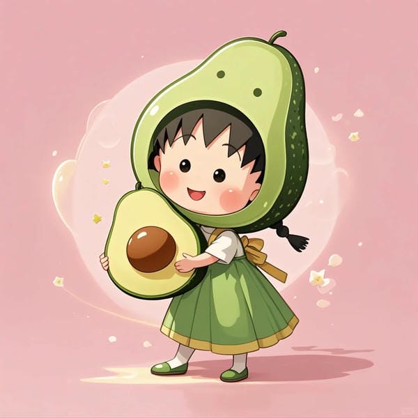 avatar quả bơ cute (5)