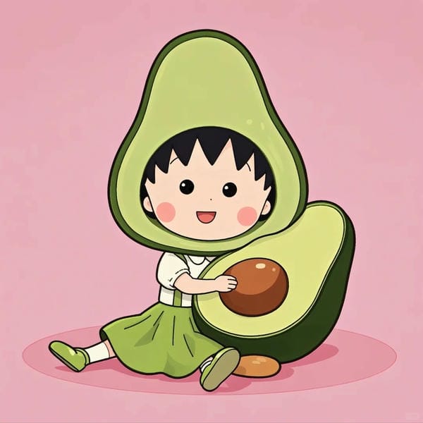 avatar quả bơ cute (6)